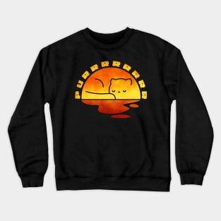 Sunset Purrr Crewneck Sweatshirt